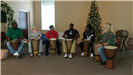 Group during a bongo lesson