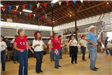 Line dance group during the 2014 Fair
