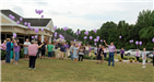 Balloon Release at the Lexington Senior Center