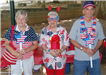 Patriotic winners 2016 posing