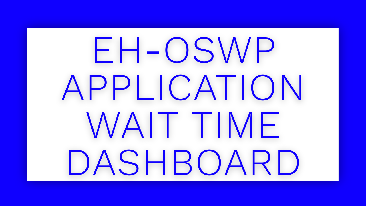 EH OSWP app dashboard - weblink 