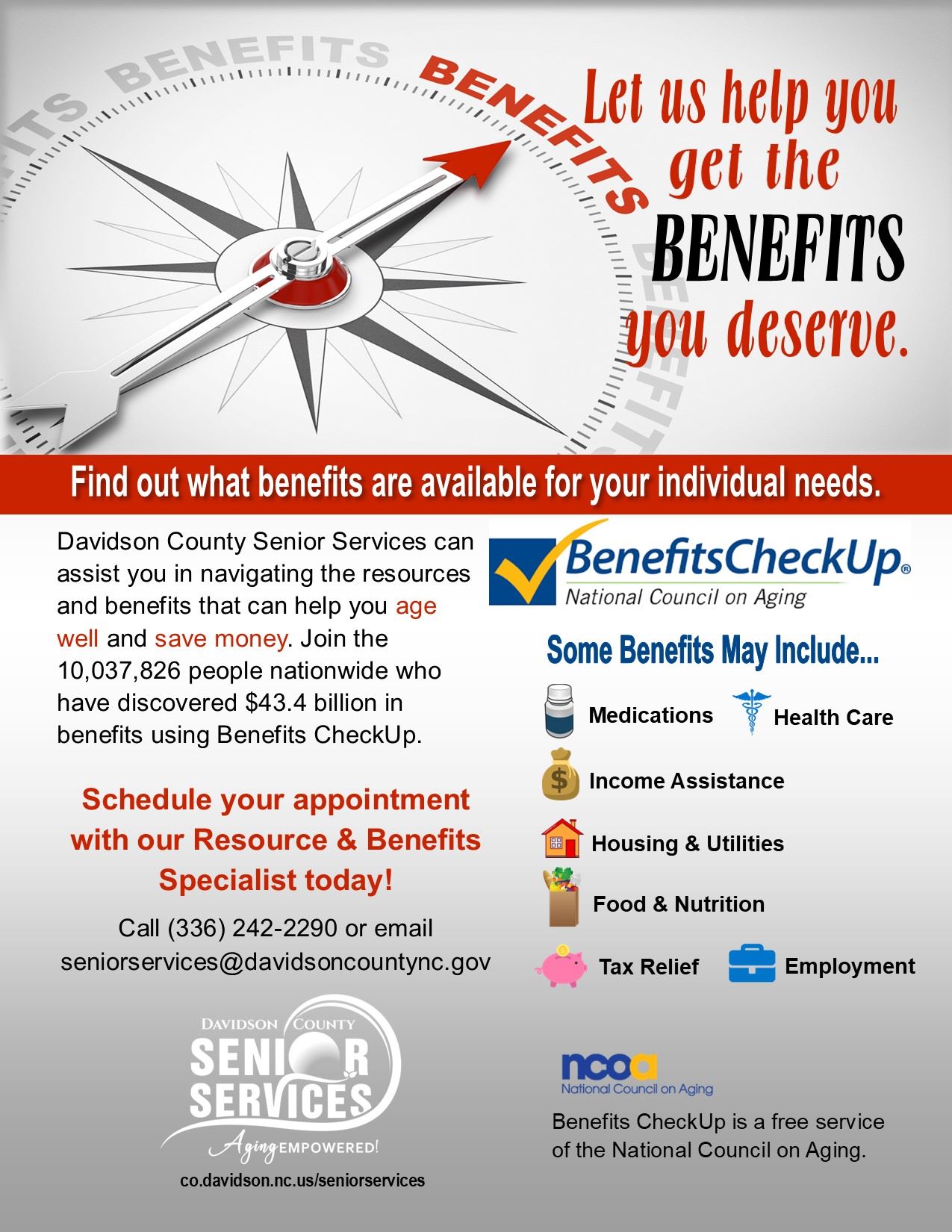 Benefits Checkup Flyer