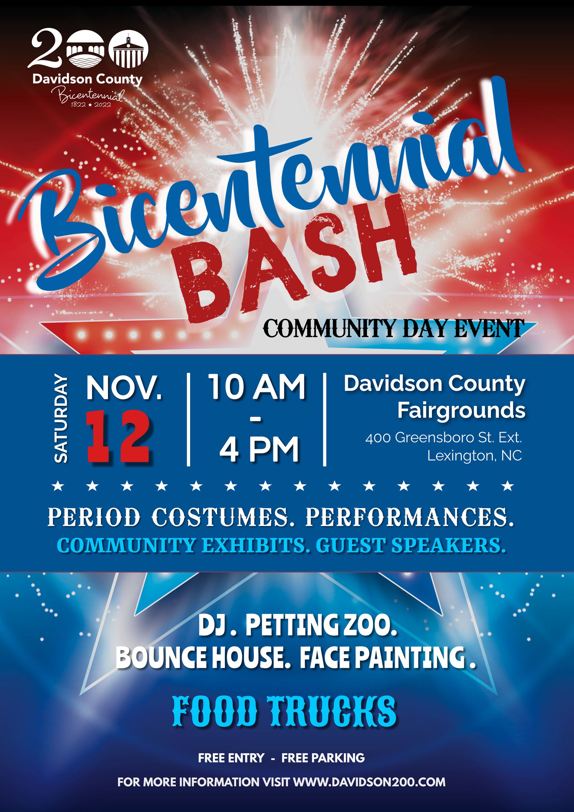BICENTENNIAL BASH NOV 12