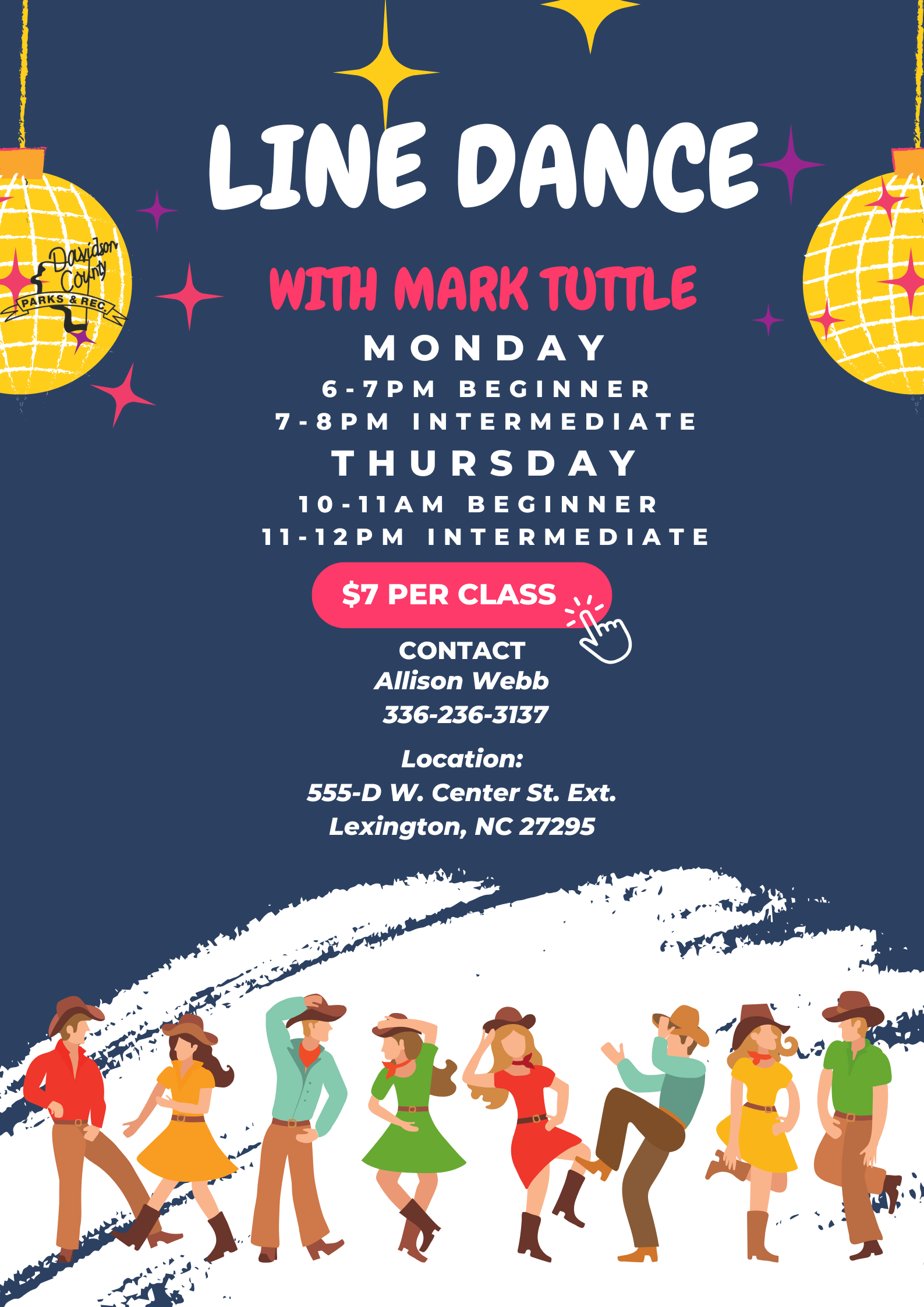 Line Dance MT Class Poster 2